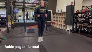 Ankle Pogos - Lateral
