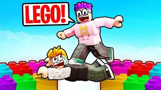 Can We Beat LEGO TEAMWORK PUZZLES In ROBLOX!? (ALL LEVELS! 2PLAYER TEAMWORK OBBY)