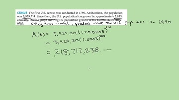 Alg2 6.1 Graphing Exponential Functions - Modeling Population Growth