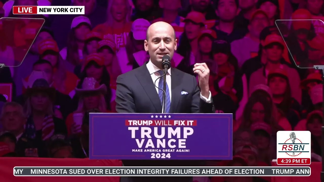 FULL SPEECH: Stephen Miller Delivers Remarks at Madison Square Garden