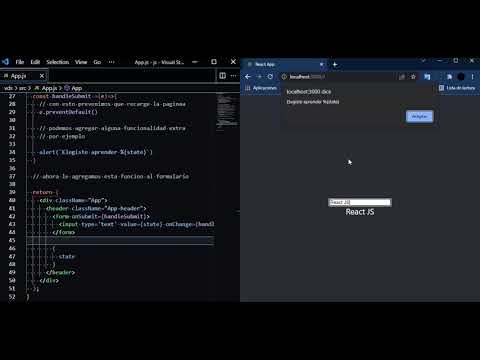 Hook useState manejo basico de un formulario en react js