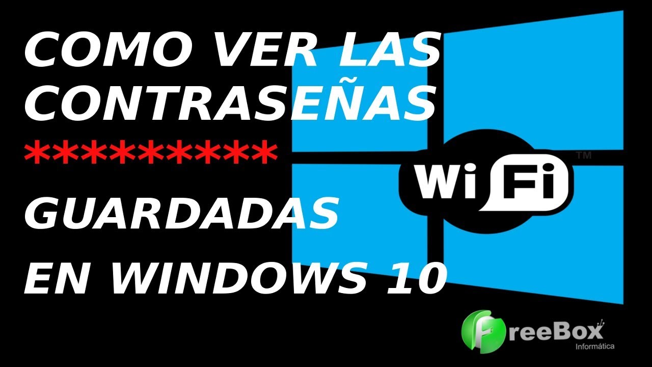 COMO SABER LA CONTRASE A DE MI WIFI EN WINDOWS 10 2017 ESPA OL YouTube
