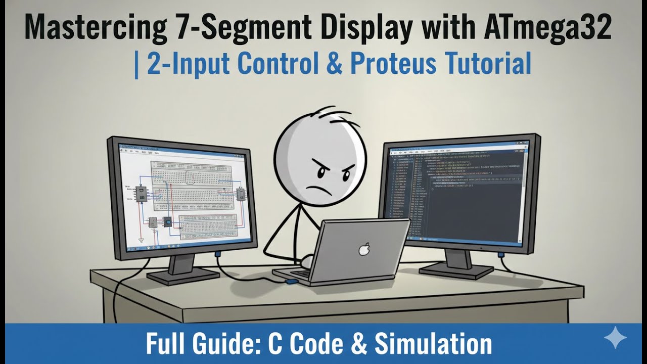 ATmega32 Input Interfacing: Push Button & Switch Control Tutorial ...