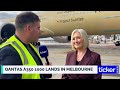 Qantas A350 1000 Project Sunrise special coverage at Melbourne Airport