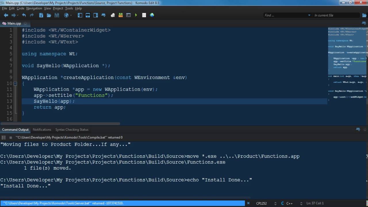 0026 Wt C++ Functions - YouTube