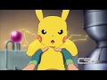 Pikachu Thunder Shock To Ash Her Mom And Oak Sir Pokemon The Movie I Choose You 