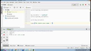 Variables basics, type() to check datatype of variables, input()method - Python tutorial | Team MAST