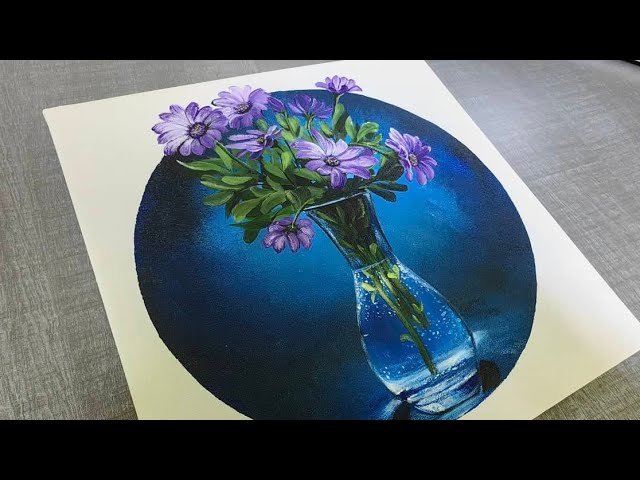 Beginner Acrylic Painting: Hydrangeas - ONLINE CLASS — The Chattery