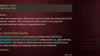 Solving the QuerySyntaxException: Role is not mapped Error in Hibernate with Kotlin