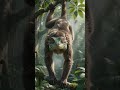Lizard-Faced Monkeys Hanging from Ancient Trees | Dark Fantasy Wildlife Documentary #rainforest