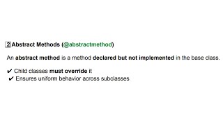 37 Abstract Methods