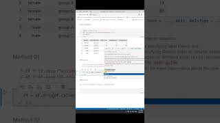 How to delete columns or rows using pandas dataframe library? #shorts