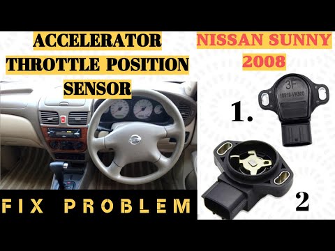 Nissan sunny accelerator throttle position sensor | pedal position sensor problem fixing code P2122