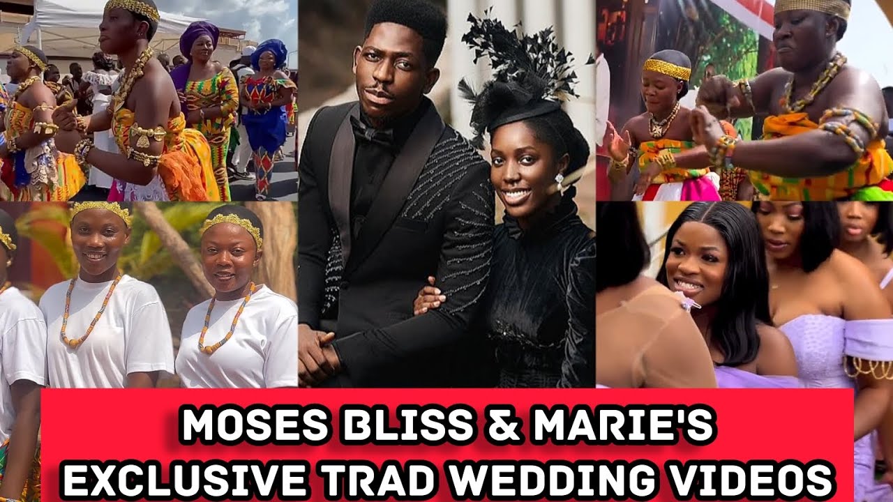 ⁣🥰 MUST WATCH! Marie & Moses Bliss Traditional Wedding Video #mosesbliss #foreverbliss #ghanawedd