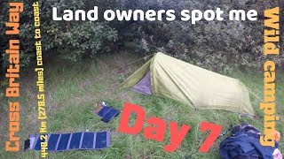 Day 7 Macmillan Cross Britain Way Spotted Wild Camping Overgrown Path Coast To Coast Melbourne Ashby Youtube