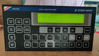 LYNGSO MARINE UCS 2100 LOCAL OPERATOR PANEL POWER TEST 100% WORKING CONDITION PRISTINE UNIT