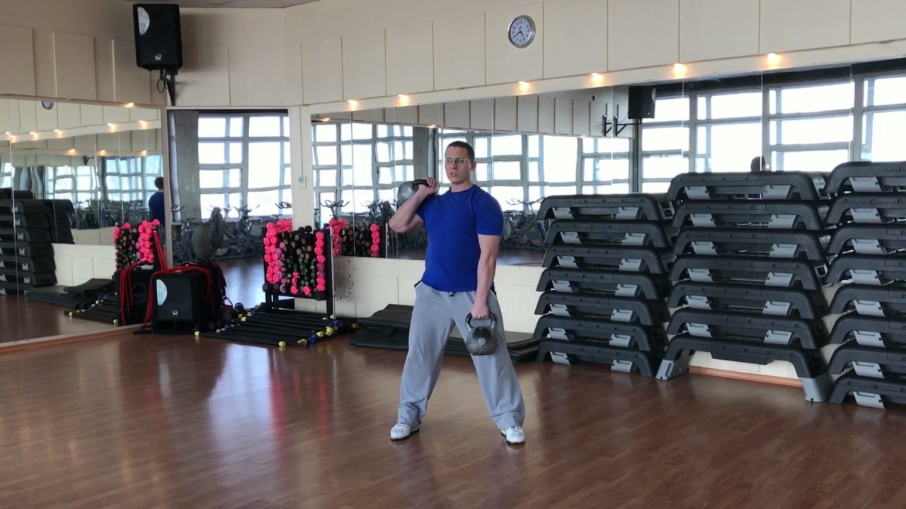 Нестандартное упражнение с гирей. 2. Игорь Манохин. - YouTube