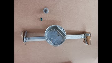 Remodel fan box installation. Commercial Electric fan box.