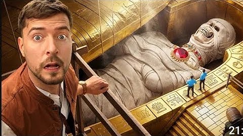 (Mrbeast) I Spent 100 Hours Inside The Pyramids! Egypt Mummy #shorts #reels #india #youtube 