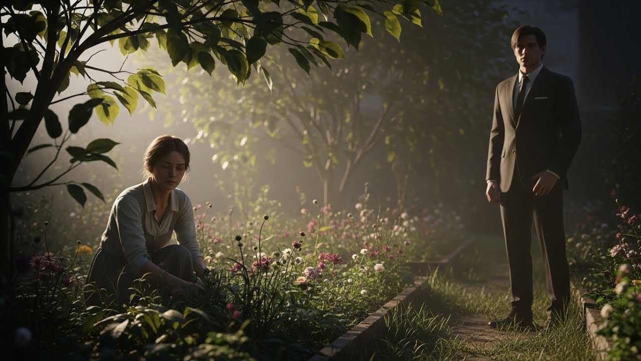 Ignored by everyone, she tended a forgotten garden — unaware her new neighbor was the mafia boss.