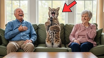 This Rescued Bobcat Never Stops Talking — TRY NOT TO SMILE at His Funny Complaints!
