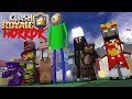 Monster School : CLASH ROYALE vs granny  baldi's slenderman - Minecraft Animation