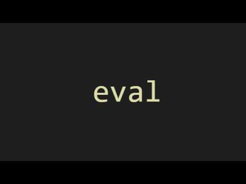 Eval in js