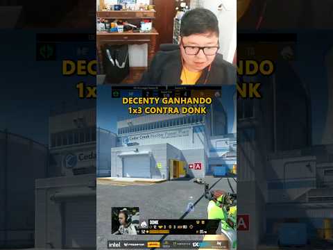 DECENTY FAZ ROUND 1x3 CONTRA SPIRIT! IMPERIAL x SPIRIT #cs #cs2 #viralvideo #gaming #shorts #gaules