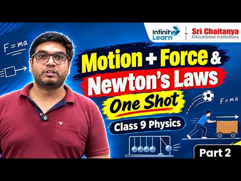 Force and Newton's Laws Class 9 Revision - Part 2 | Class 9 Physics | SCORE 2026 | Sri Chaitanya