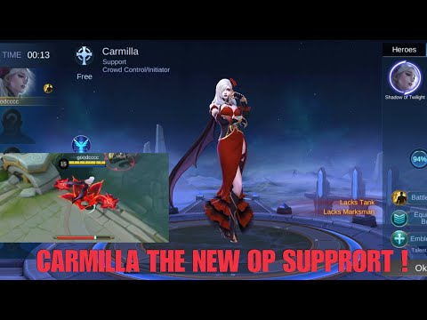 New Hero: Carmilla Skill Explanation  @MobileLegendsArks