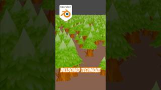 The Billboard Technique (FREE project included!) in Blender #BlenderTips #GeometryNodes #VFX #3d