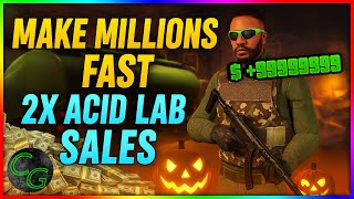 GTA Online Millionaire Guide 💸 2X Acid Lab Sales & 4X Ramius Slasher Mode (Easy Money!)