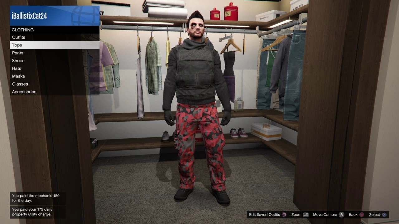GTA V Let's Play Glitch Showcase How To Get The Chemical Mask On