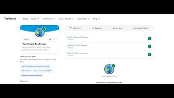 The Einstein Trust Layer || Get Started with Data Cloud Quest || Trailhead || salesforce
