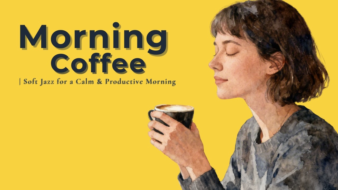 Morning Coffee ☕ Soft Jazz for a Calm & Productive Morning | Relaxing Work & Study BGM