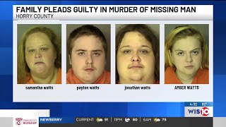 SC family pleads guilty in missing man’s murder