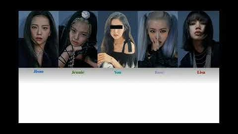 Blackpink - how you like that - 5 member karaoke ver - (color coded Lyrics han|rom|eng)