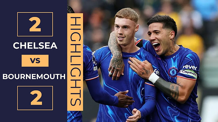 Chelsea vs Bournemouth 2-2 Highlights | Premier League 2024/25