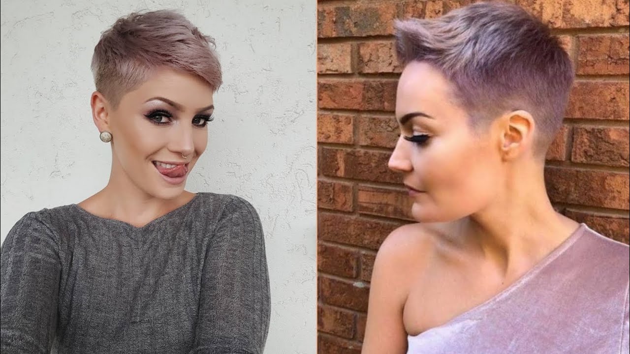 buzzed pixie cuts for ladies best design - YouTube