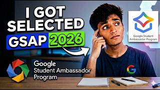 I Got Selected as Google Student Ambassador 2026 | (My Full Journey   Tips)