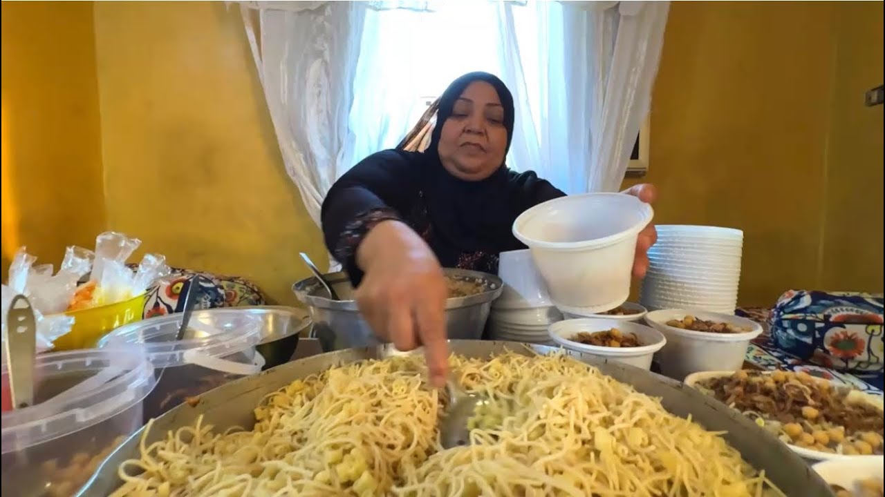 كشري ام حازم من البيت طعم يهد الحيط  