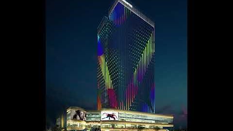 Building facade lighting and decoration design,building design,effect display 1