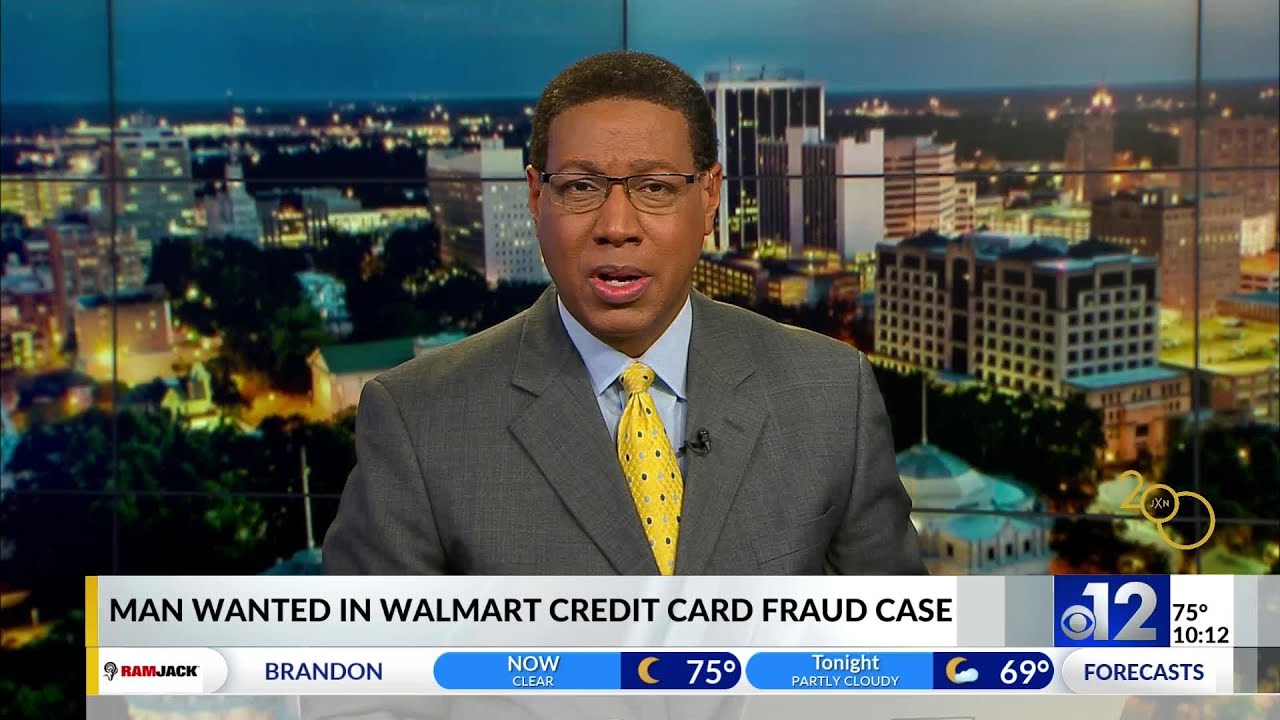 Man wanted in Walmart credit card fraud case - YouTube