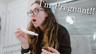 Finding out I&#39;m pregnant with baby #2!! | Live pregnancy test | Unplanned Pregnancy