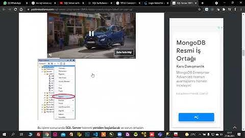 #13 -  MSSQL Server Veritabanı Programlama: SQL Authentication ile Oturum Açmayı Etkinleştirme