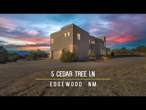 5 Cedar Tree Ln, Edgewood, NM home video tour