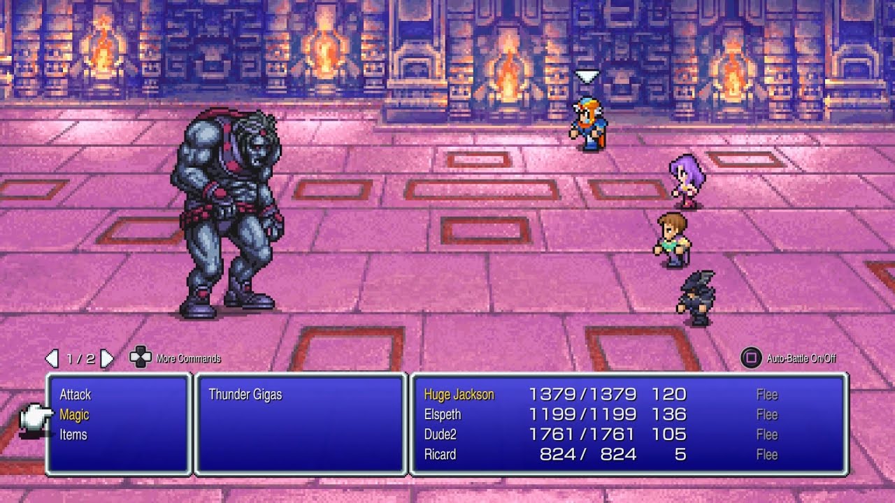 Thunder Gigas mini-boss - FINAL FANTASY II