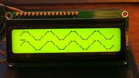 How to show custom character / animation on LCD 16*2 by 8051 controller on proteus.