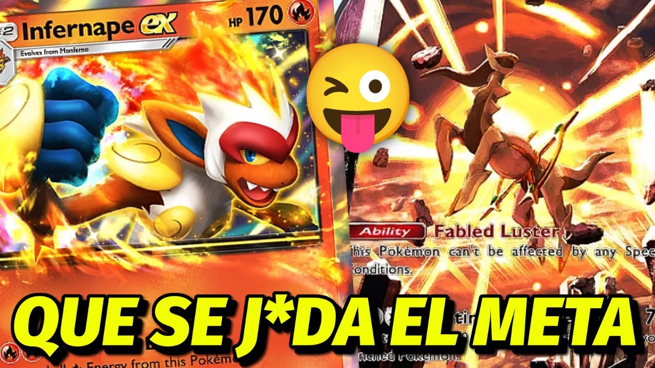 Vamos con todo con Mazo de INFERNAPE EX y ARCEUS EX en POKEMON POCKET ...