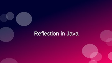 Reflection in Java